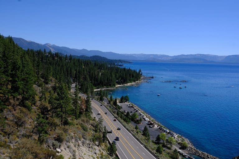 How long does it take to drive around lake tahoe