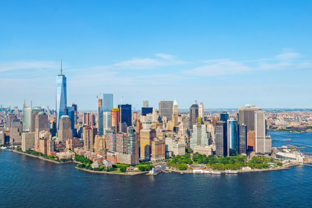 A,Stunning,View,Of,New,York,City,,Showcasing,Iconic,Landmarks